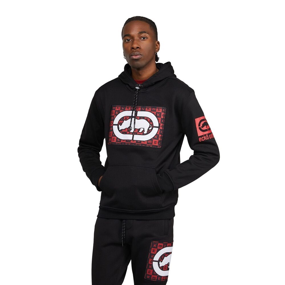 Ecko Unltd Men's Black Stone Helm Hoodie M NWT